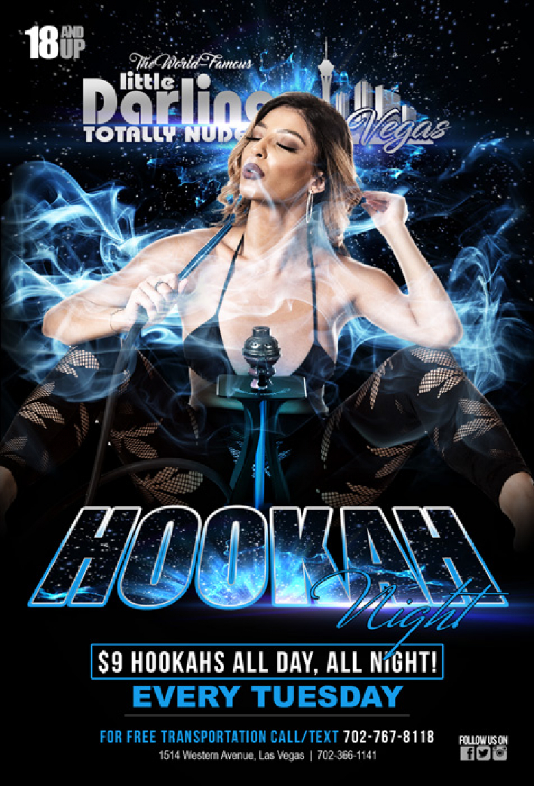$9 Hookah Tuesdays at Totally Nude Stripclub in Las Vegas